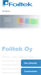 Mobile Screenshot of foiltek.fi